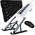 Teclado E Mouse Sem Fio Ergonômico Hub Extensor Usb 7 Portas E Suporte Articulado Kit - Imagem 1