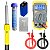 Ferro De Solda 100W Profissional 220V Estanho 22g Multímetro - Imagem 1