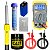 Ferro Solda 100W 127V + Estanho 22g + Pasta + Multímetro Kit - Imagem 1