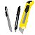 Kit Com 3 Estiletes Profissional Com Trava Cabo Emborrachado - Imagem 2