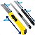 Kit Com 3 Estiletes Profissional Com Trava Cabo Emborrachado - Imagem 5