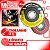 Disco Flap Lixadeira Conico 4 1/2 60 Grão Com 10 Peças - Imagem 7
