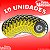 Disco Flap Lixadeira Conico 4 1/2 60 Grão Com 10 Peças - Imagem 8