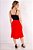 SAIA MIDI JAQUELINE FLAMINGO - Imagem 4