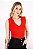 REGATA TRICOT BIA V CANELADA RED - Imagem 1