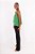 REGATA LARA PETIT CREPE GREEN - Imagem 6