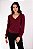 BLUSA MANGA LONGA LUIZA RIB WINE - Imagem 1