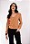 BLUSA MANGA LONGA LUIZA RIB CARAMELO - Imagem 4