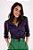 CAMISA NATHALIA TRICOLINE AZUL MARINHO - Imagem 1