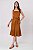 VESTIDO MIDI SUEDE ISABELLA  WHISKY - Imagem 1