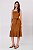 VESTIDO MIDI SUEDE ISABELLA  WHISKY - Imagem 8