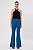 CALÇA FLARE CLÉO CREPE MYKONOS BLUE - Imagem 6