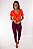 BLUSA T-SHIRT LINHO - CORAL - Imagem 2