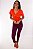 BLUSA T-SHIRT LINHO - CORAL - Imagem 7