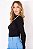 BLUSA CANELADA MEL MG LONGA - PRETO - Imagem 6