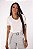 BLUSA T-SHIRT LINHO - OFF WHITE - Imagem 1