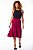 SAIA MIDI SUEDE CLARA - WINE - Imagem 3