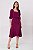 VESTIDO MIDI RAQUEL PÚRPURA BERRY - Imagem 1