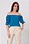 BLUSA RAFAELA AZUL MEDITERRÂNEO - Imagem 4