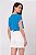 BLUSA MANGA CURTA TRANSPASSADA VALÉRIA AZUL - Imagem 3