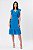 VESTIDO MIDI DECOTE V MYKONOS BLUE AYLA - Imagem 1