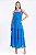 VESTIDO MIDI LONGO ALÇA AYLA MYKONOS BLUE - Imagem 1