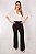 CALÇA FLARE CREPE PRETO AGATHA - Imagem 3