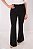 CALÇA FLARE CREPE PRETO AGATHA - Imagem 2