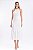 VESTIDO CREPE OFF WHITE DANIELA - Imagem 1