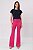 CALÇA FLARE SUEDE ROSA LARISSA - Imagem 2