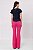 CALÇA FLARE SUEDE ROSA LARISSA - Imagem 6