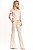 CALÇA FLARE SUEDE OFF WHITE  MARIAH - Imagem 4
