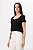 BLUSA CREPE MANGA CURTA PRETO ALANA - Imagem 15