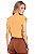 BLUSA MANGA CURTA DECOTE V BEGE MELINDA - Imagem 8