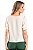 BLUSA DECOTE V CREPE MANGA CURTA OFF WHITE JASMINE - Imagem 8