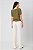 BLUSA DECOTE V CREPE MANGA CURTA MILITAR JASMINE - Imagem 10
