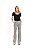 BLUSA CREPE MANGA CURTA PRETO JASMINE - Imagem 5