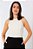 CROPPED DECOTE CARECA CANELADA OFF WHITE ELOÁ - Imagem 2
