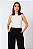 CROPPED DECOTE CARECA CANELADA OFF WHITE ELOÁ - Imagem 1