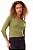 BLUSA MANGA 3/4 VERDE SOFIA ESSENTIAL - Imagem 3