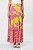 SAIA VISCOSE ESTAMPADA LONGA FLOWER PRINT ROSA - Imagem 4