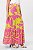 SAIA VISCOSE ESTAMPADA LONGA FLOWER PRINT ROSA - Imagem 5