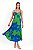VESTIDO MIDI FLOWER PRINT AZUL - Imagem 3