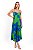 VESTIDO MIDI FLOWER PRINT AZUL - Imagem 5