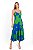 VESTIDO MIDI FLOWER PRINT AZUL - Imagem 2
