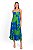 VESTIDO MIDI FLOWER PRINT AZUL - Imagem 1