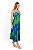 VESTIDO MIDI FLOWER PRINT AZUL - Imagem 6