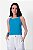 REGATA CREPE AZUL DANIELA - Imagem 1
