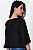 BLUSA MANGA 3/4 CREPE PRETO CAMILA - Imagem 7