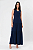 VESTIDO LONGO CREPE AZUL MARINHO ANA LIZ - Imagem 1